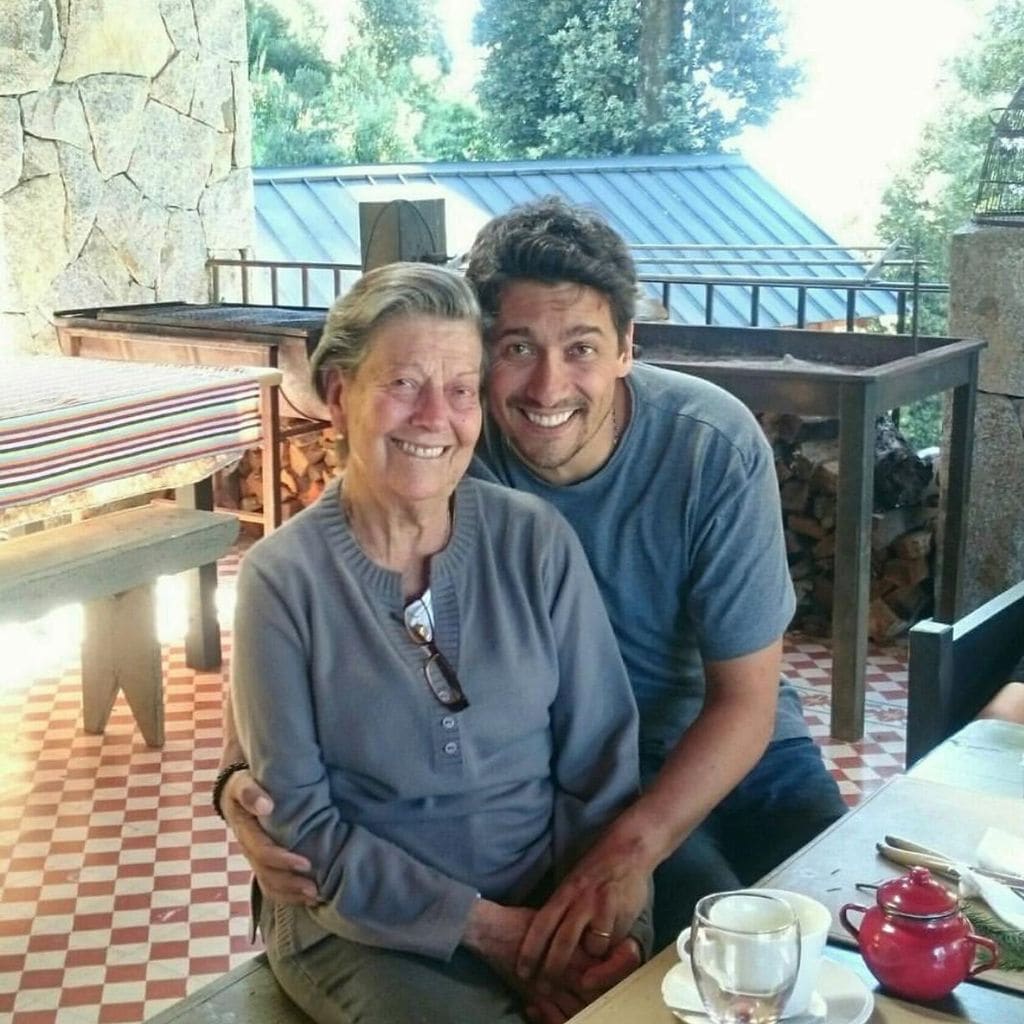 Rafael Araneda y su mamá, Laura