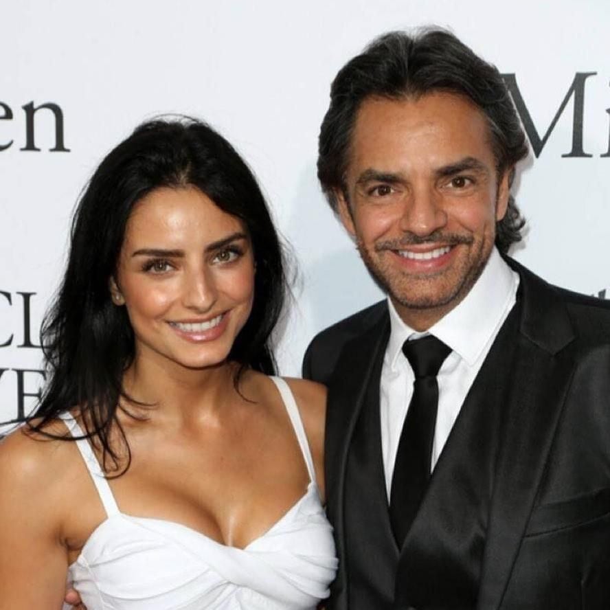 Eugenio y Aislinn Derbez