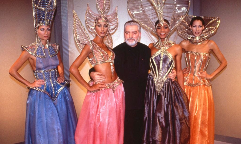 Défilé Paco Rabanne, collection Haute-couture Printemps/été 1993