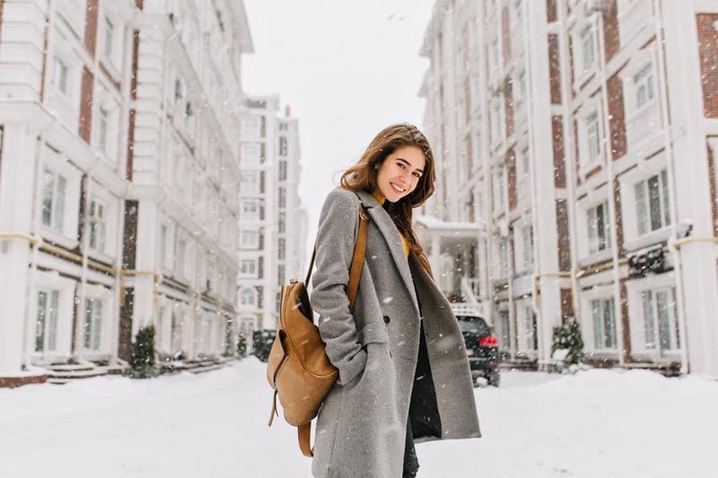 mujer invierno