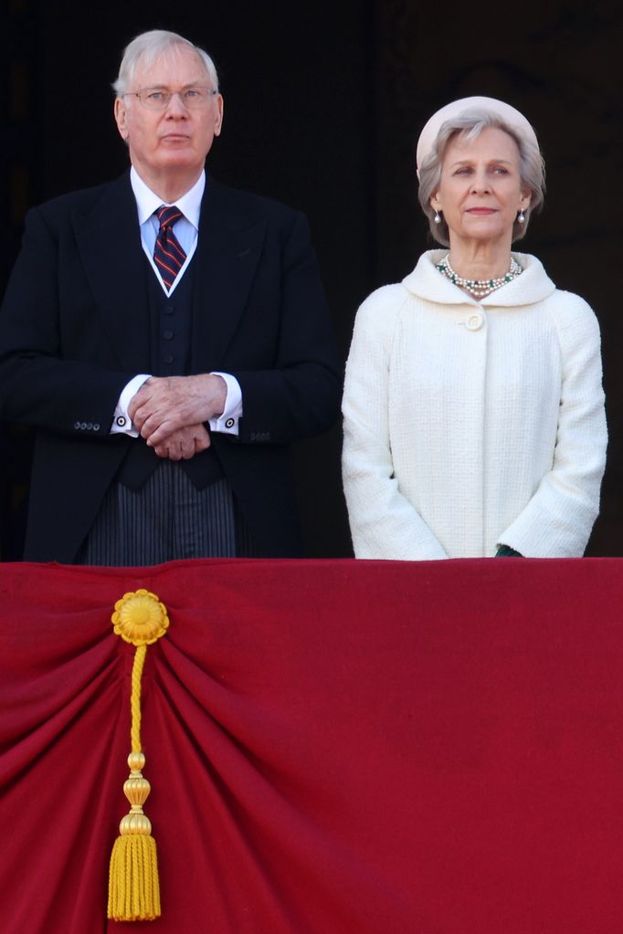 Los duques de Gloucester en el pasado Trooping the Colour.