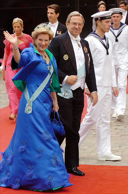 Ana María y Constantino de Grecia