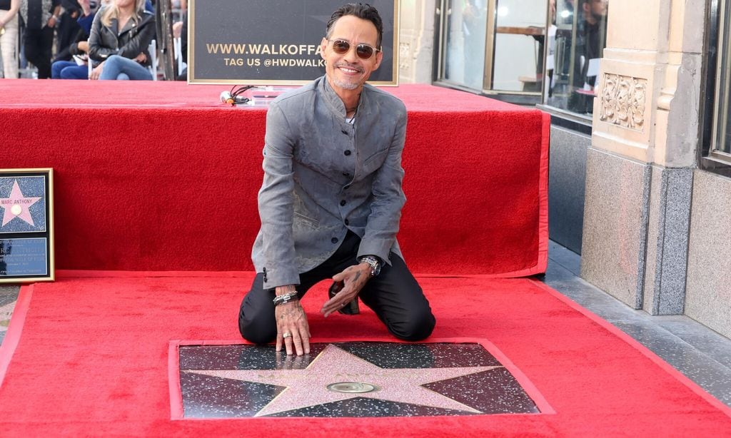 marc anthony honored with star on the hollywood walk of fame
