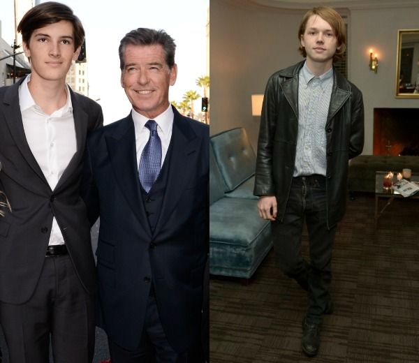 DYLAN BROSNAN Y JACK KILMER

En el terreno de la moda, dos promesas que llegan pisando fuerte: los hijos de Pierce Brosnan y Val Kilmer, Dylan (17 años) y Jack (19 años), se convertían por sorpresa en imagen de Saint Laurent a finales del año pasado, siguiendo el mismo relevo generacional que la firma ha ido llevando a cabo desde que Hedi Slimane se convirtió en su director creativo. El segundo ya había ha hecho sus pinitos ante la cámara con anteriodad, concretamente en la cinta 'Palo Alto' en 2013, basada en una colección de relatos escrita por James Franco, además de debutar en la fashion week masculina de París en mayo del año pasado.
