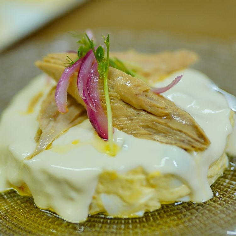 Ensaladilla ganadora, de La Viña de Henao Casa de Comidas