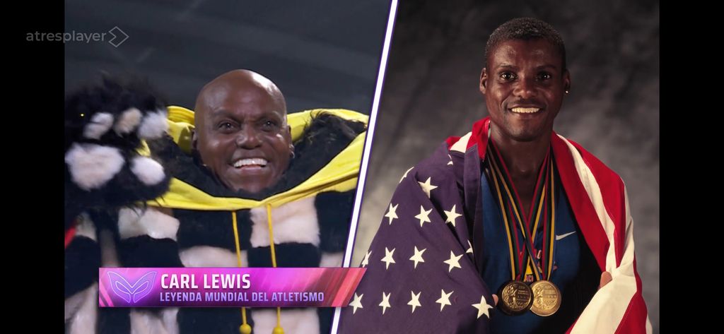 Carl Lewis en el programa Mask Singer