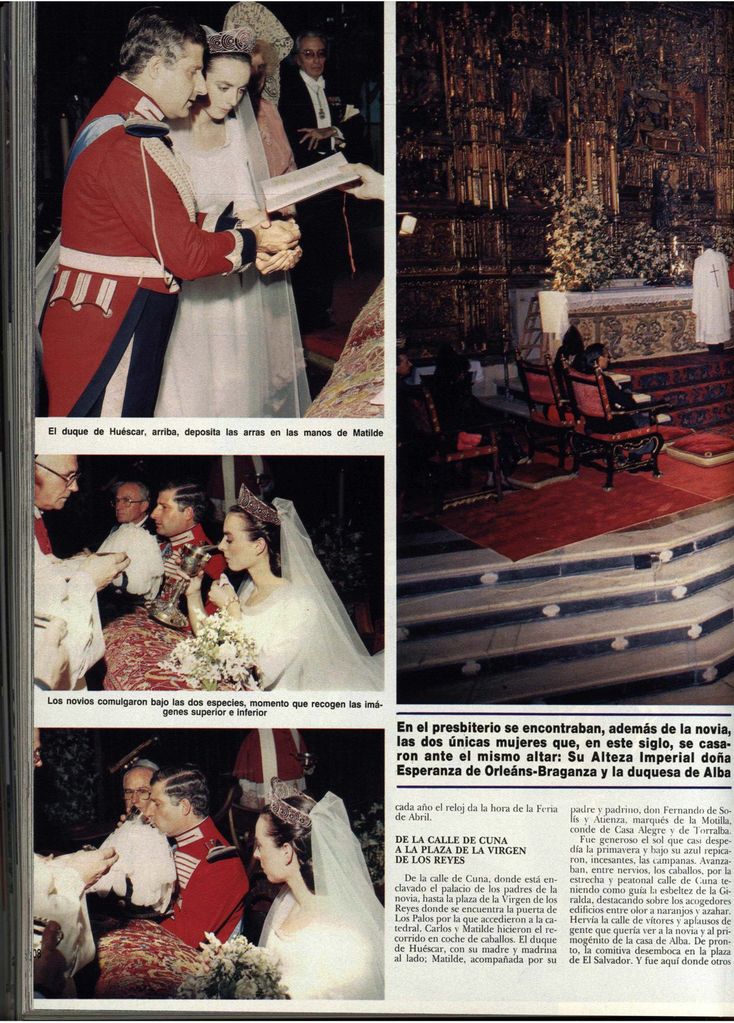 La gran boda sevillana del duque de Alba y Matilde Solís