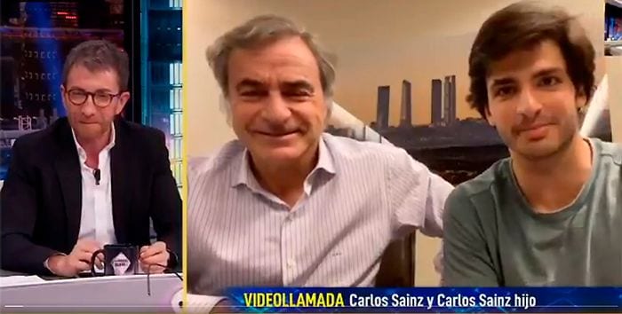 Carlos Sainz padre e hijo El Hormiguero 