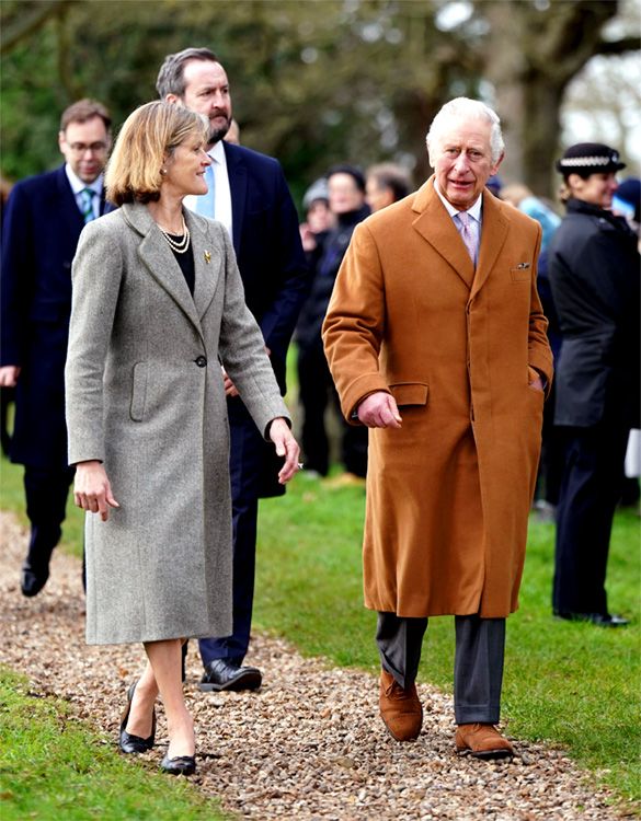 Carlos III en Sandringham