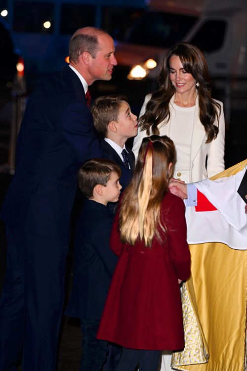 El príncipe Guillermo y su familia