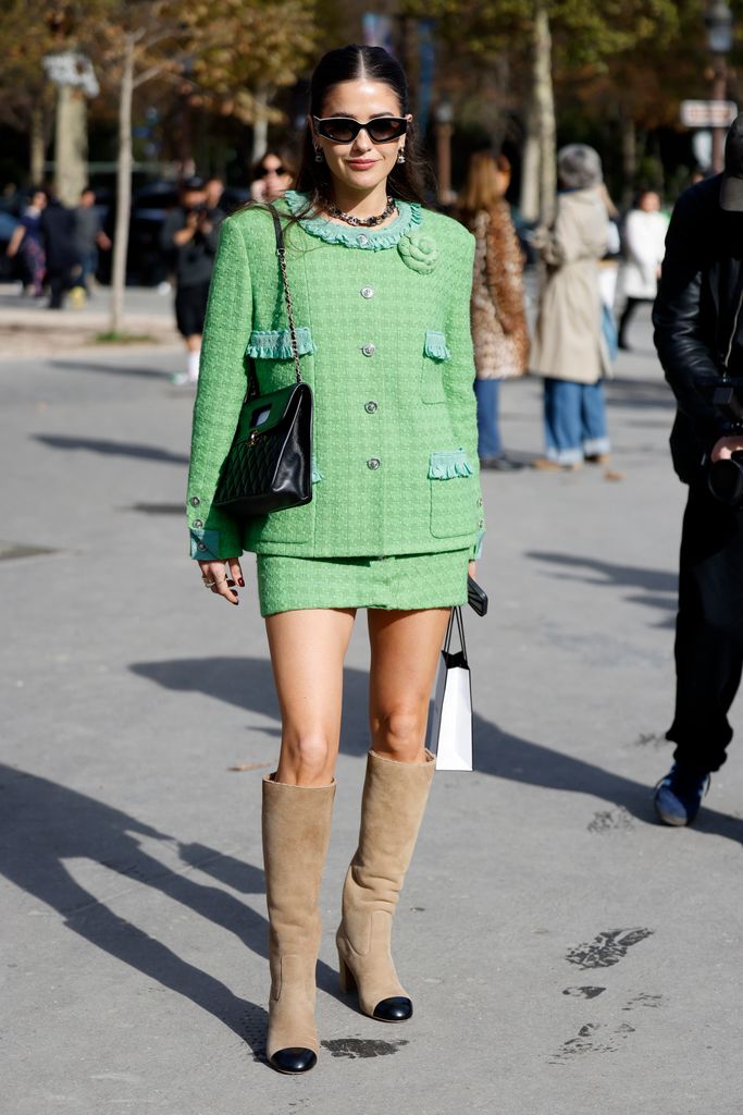 Tweed Coco Chanel streetstyle