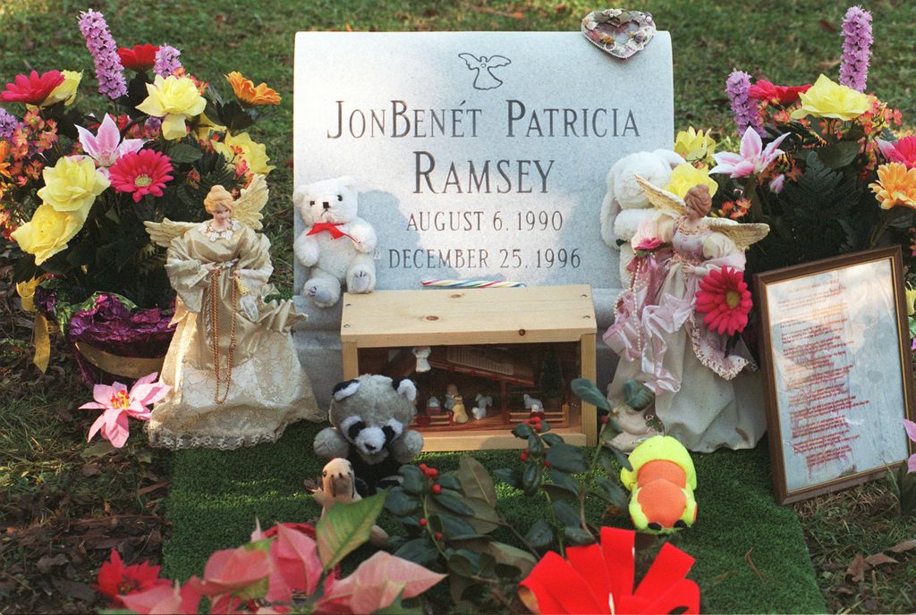 La tumba de JonBenet Ramsey en Marietta, Georgia