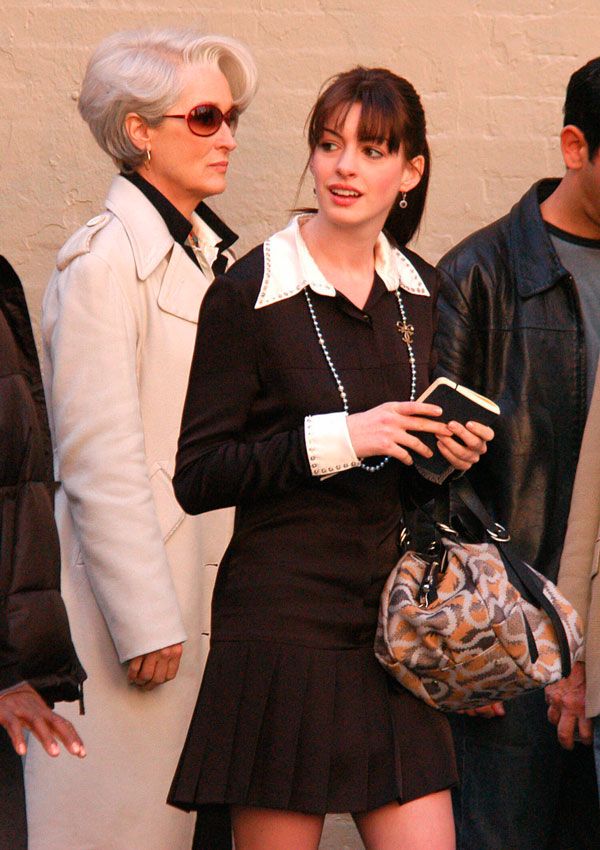 Anne Hathaway en El diablo viste de Prada