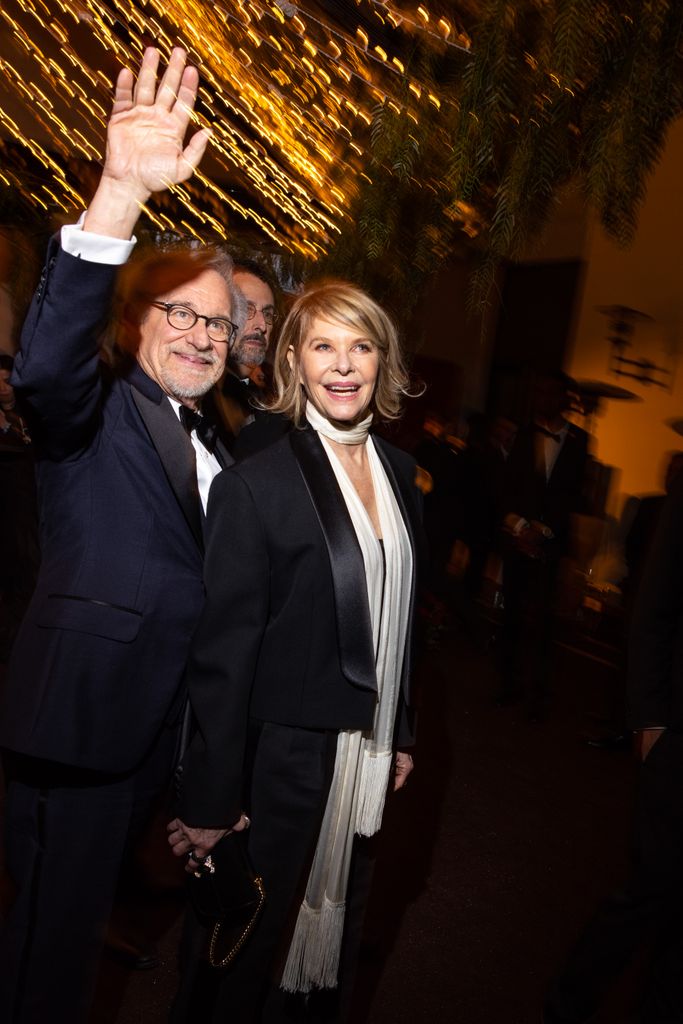 Steven Spielberg y Kate Capshaw, en el Dolby Theatre en marzo de 2023