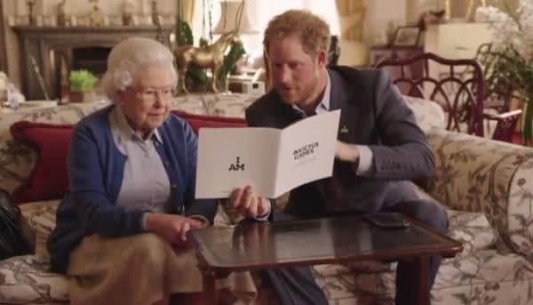 El príncipe Harry y la Reina Isabel II han aceptado el desafío del presidente de los Estados Unidos, Barack Obama, y su mujer, Michelle, para los próximo Juegos Invictus
