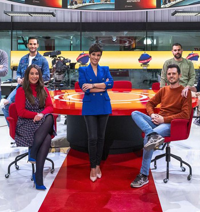 El equipo de 'La Redacción' en Telemadrid