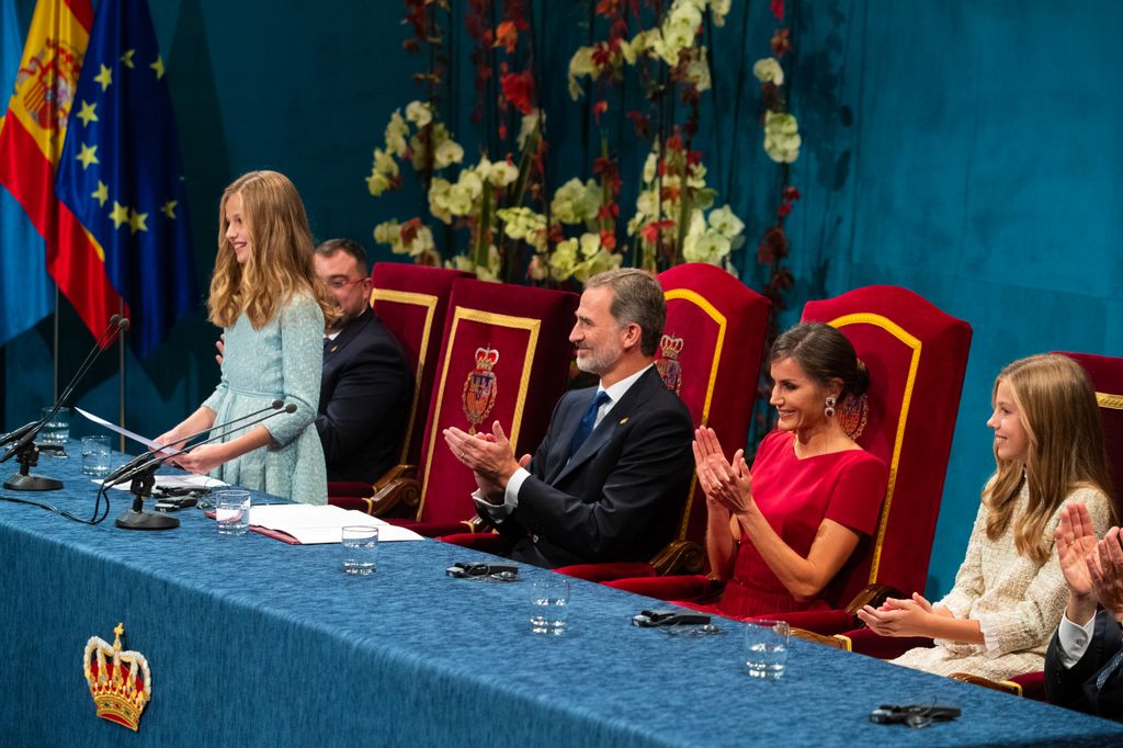 La princesa Leonor acude por primera vez a los premios Princesa de Asturias el 18 de octubre de 2019