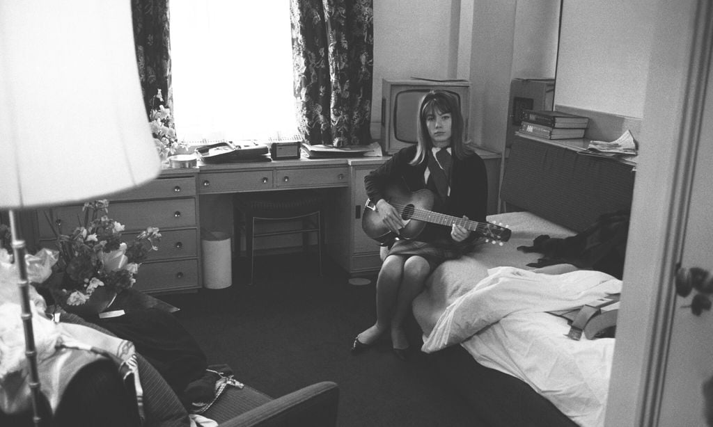 Francoise Hardy in London, United Kingdom on March 23, 1963.