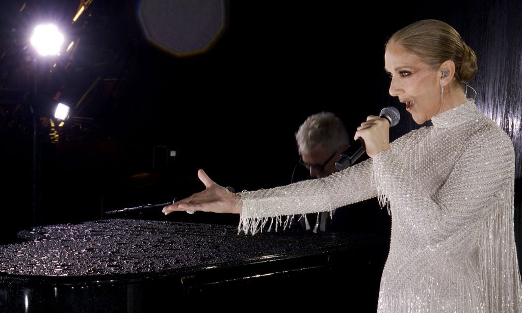 Celine Dion en la ceremonia de apertura de los Juegos Olímpicos de Paris 2024