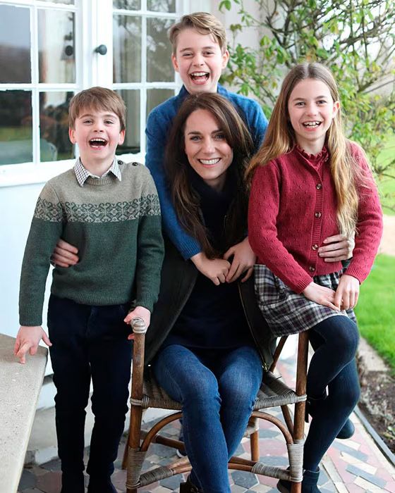 Kate Middleton con sus hijos