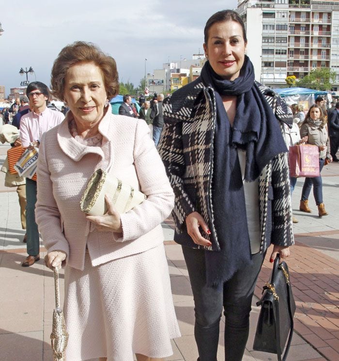 Carmen Martínez-Bordíu y Carmen Franco