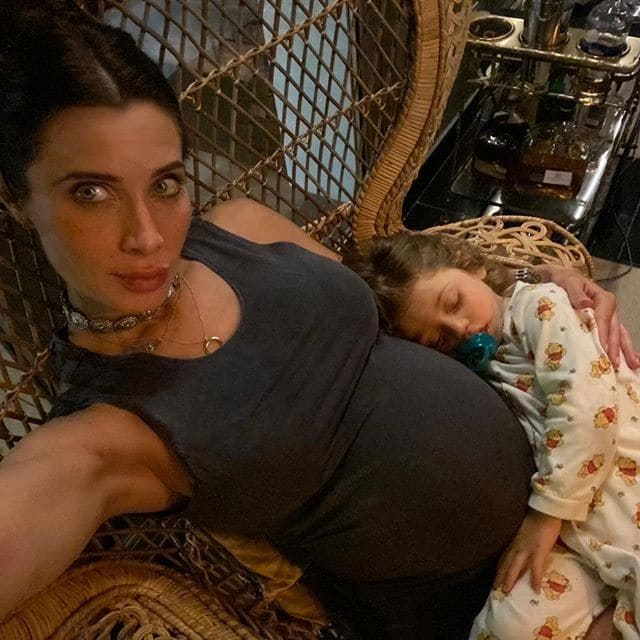 Pilar Rubio y su hijo Alejandro