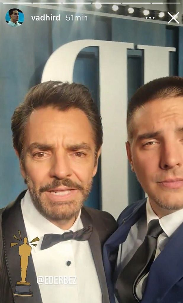 Eugenio Derbez y Vadhir Derbez