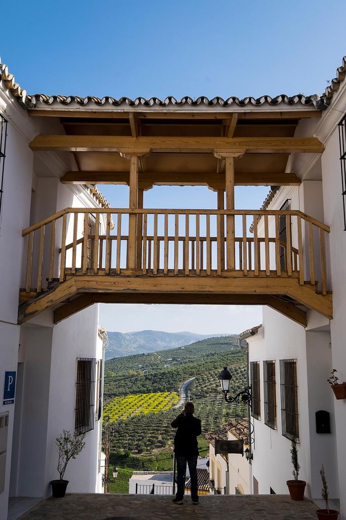 Arquitectura tradicional en el bonito pueblo de Baena, Córdoba