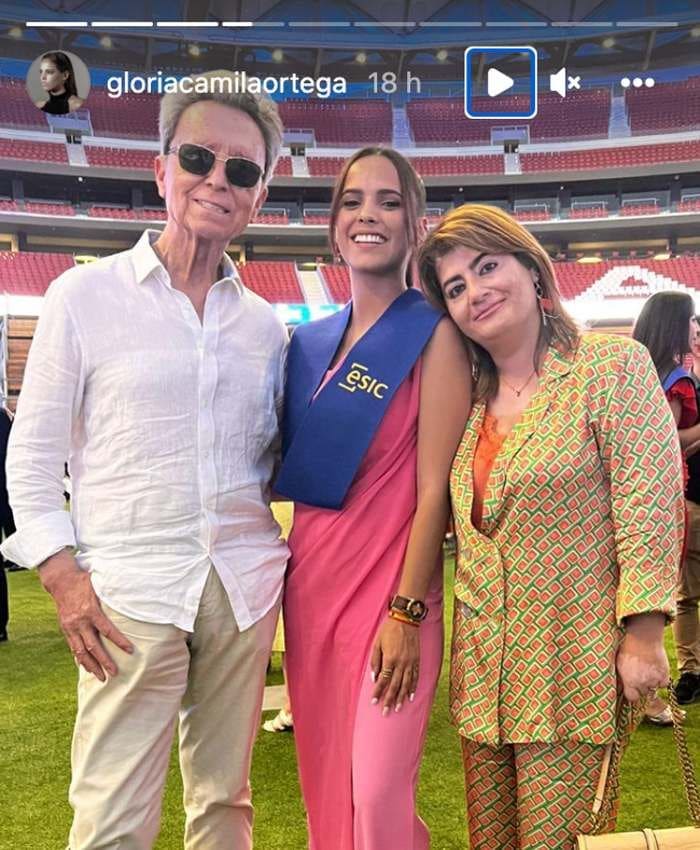 Ortega Cano acompaña a Gloria Camila