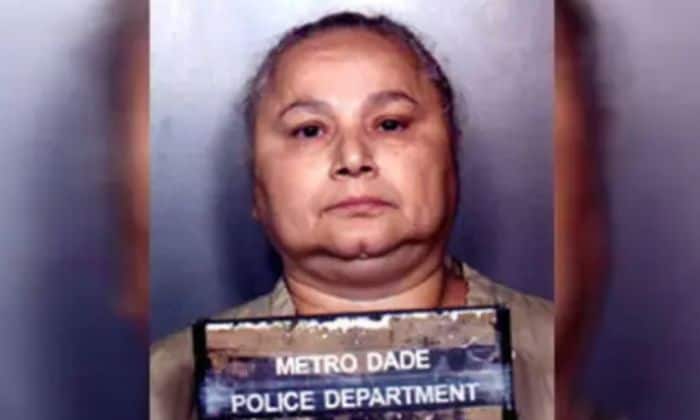 Griselda Blanco cuando fue capturada por la DEA