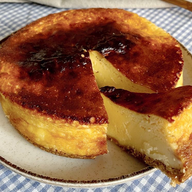 Tarta de queso en microondas