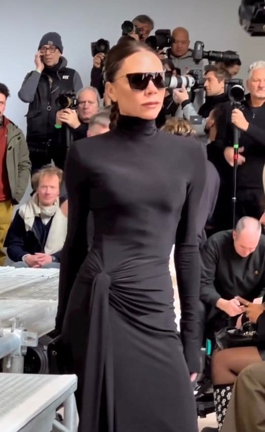 El look más Kardashian de Victoria Beckham en el desfile de Rick Owens