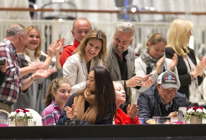 La princesa Marta Luisa con Ari Behn y sus hijas en 2016