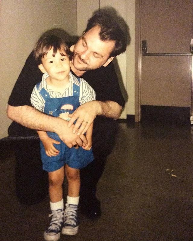 Emilio Vitolo Jr. con su padre