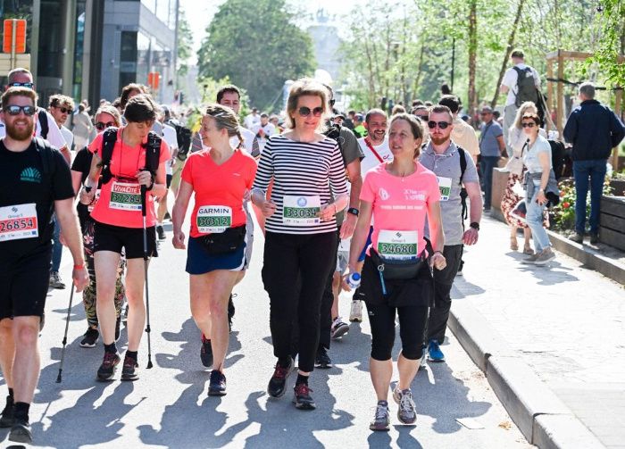 Matilde de los belgas en una carrera