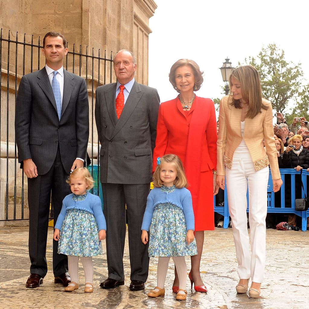 spanish royals attend easter mass in mallorca