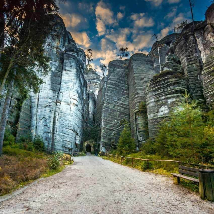 las rocas de adrspach teplice formaciones rocosas en la rep blica checa