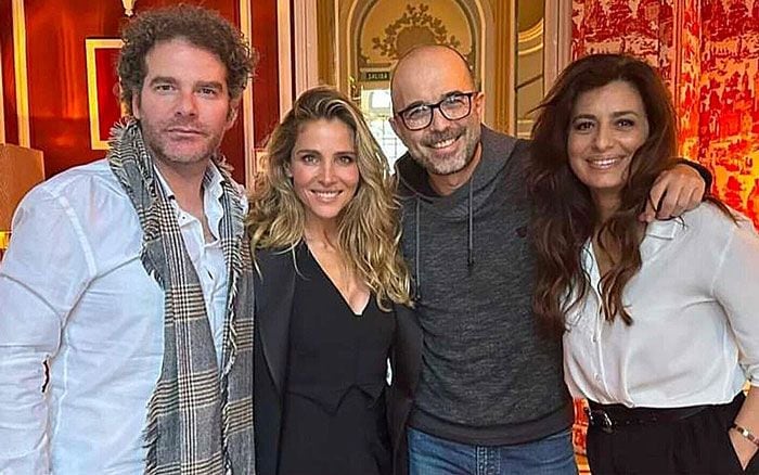 Elsa Pataky se reencuentra con sus compañeros de 'Al salir de clase'