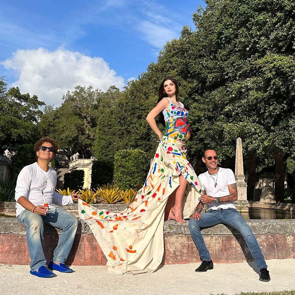 Romero Britto, Nadia Ferreira y Marc Anthony