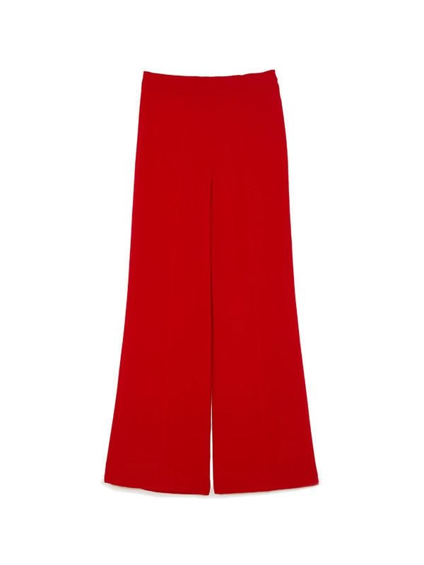 pantalon rojo zara