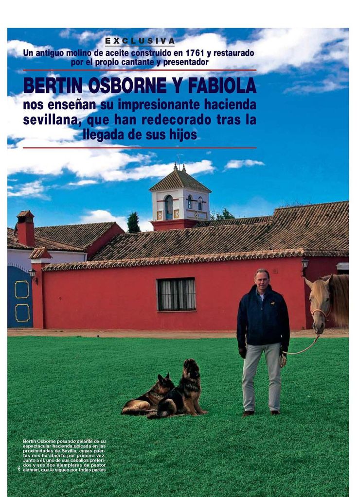 Finca sevillana de Bertín Osborne y Fabiola Martínez