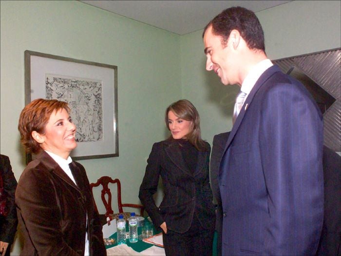 Felipe de Borbón, Letizia Ortiz y María Escario