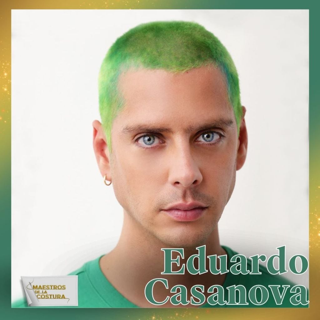 Eduardo Casanova, uno de los concursantes de Maestros de la Costura Celebrity 1