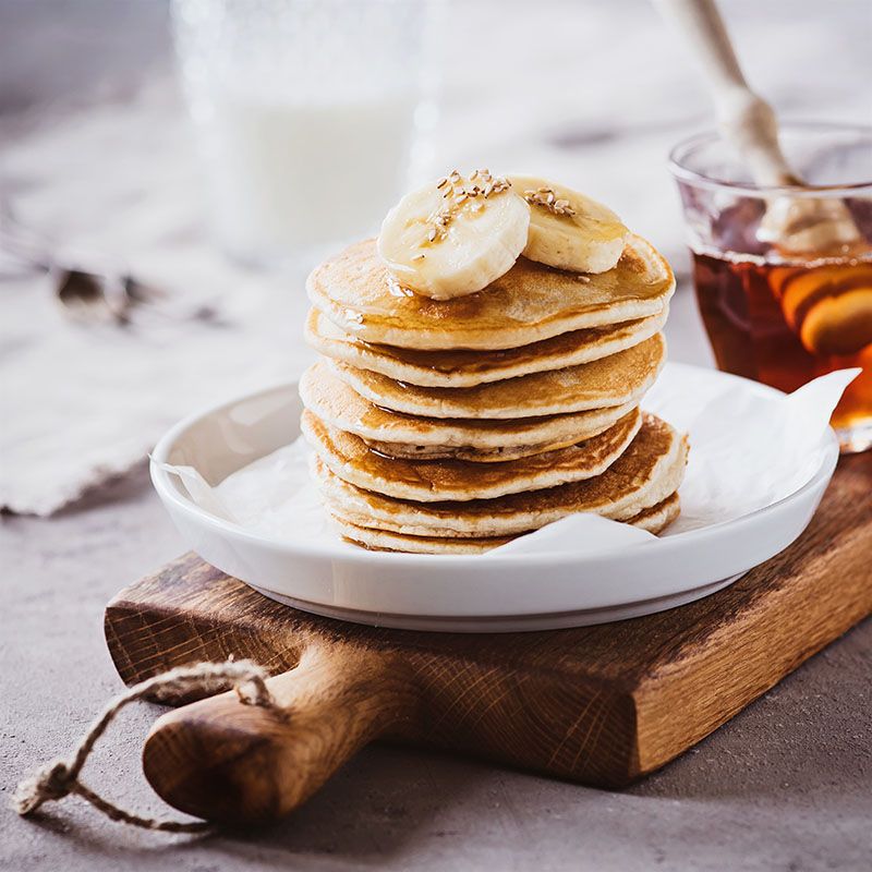 postres recetas platano chocolate tortitas avena