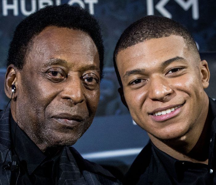 Pelé y Mbappe