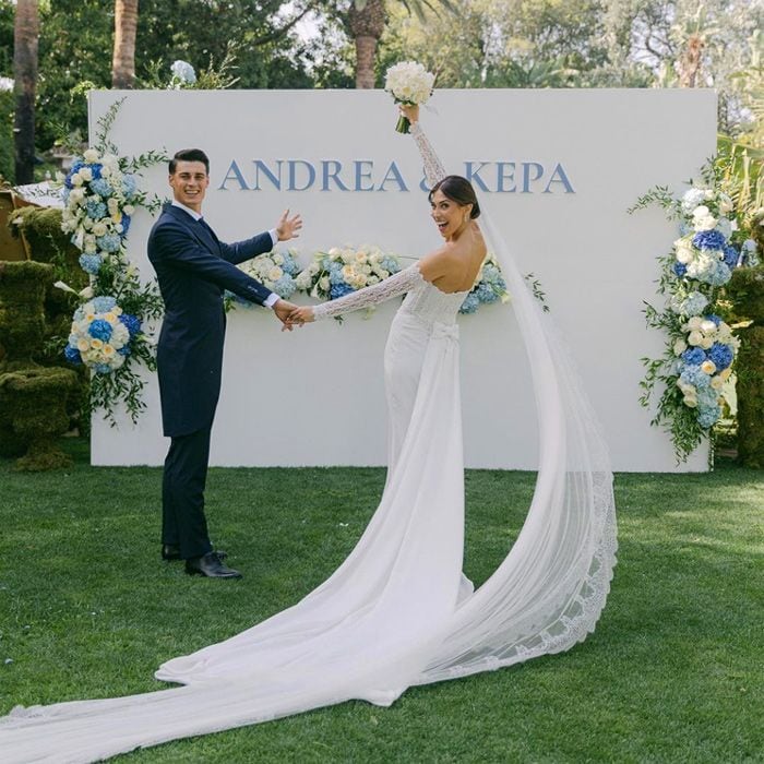 La boda de Andrea Martínez y Kepa Arrizabalaga