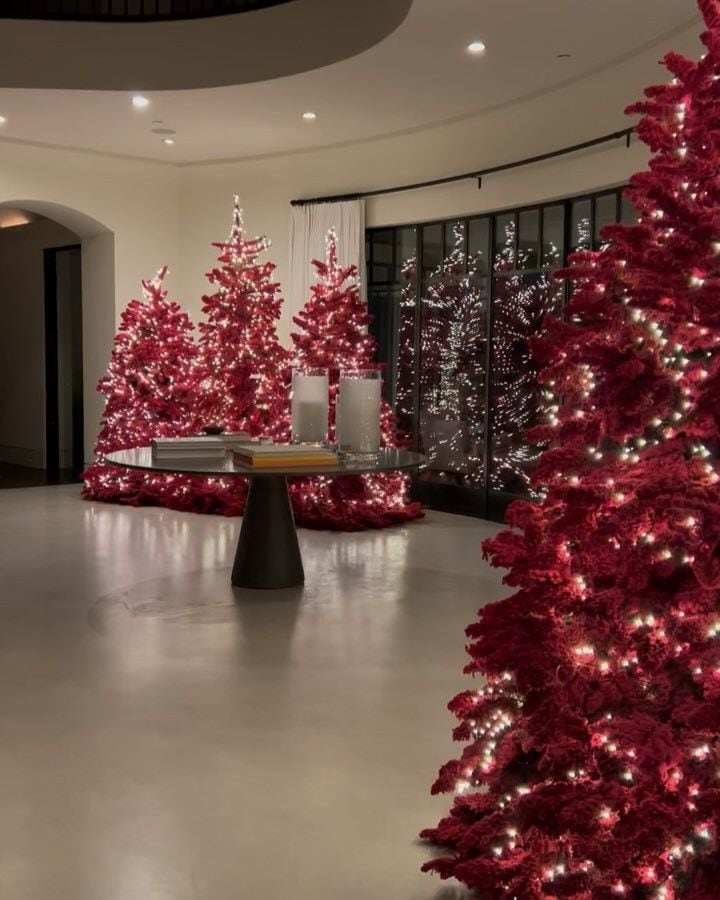 La decoración de navidad de Kourtney Kardashian