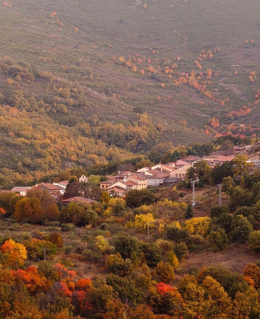 Vista aérea de La Hiruela