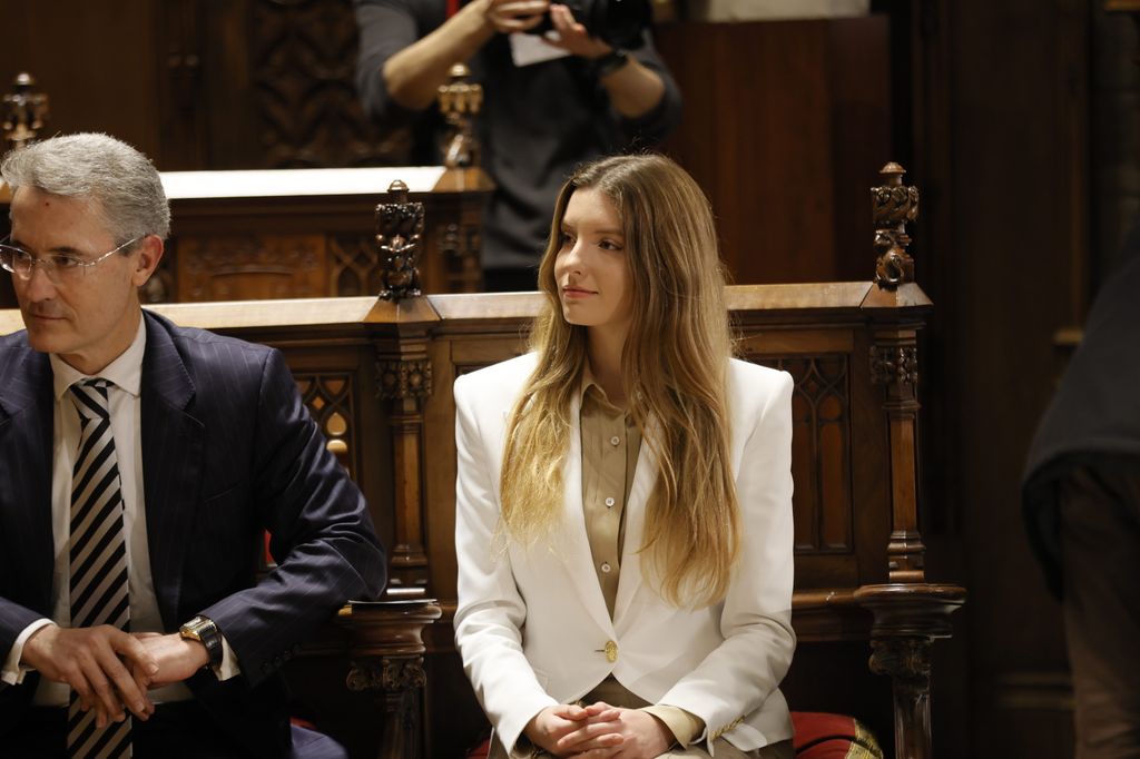 Carmen Thyssen, en el Ayuntamiento de Barcelona