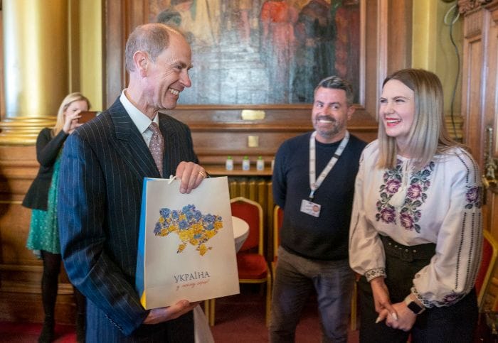 Eduardo de Inglaterra por primera vez en Edimburgo como duque de Edimburgo